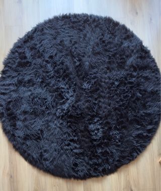 Alfombra de Ikea negra