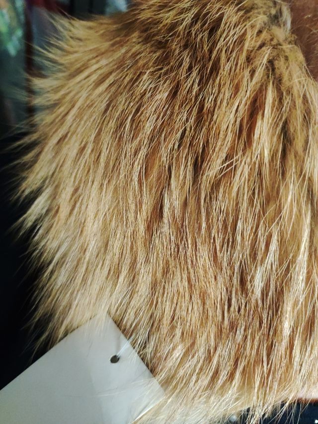 Collo collaretta volpe rossa NUOVA