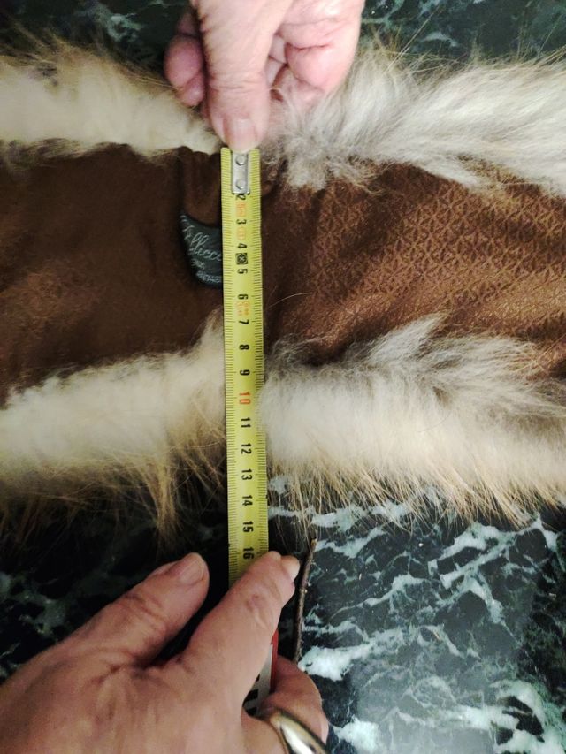 Collo collaretta volpe rossa NUOVA