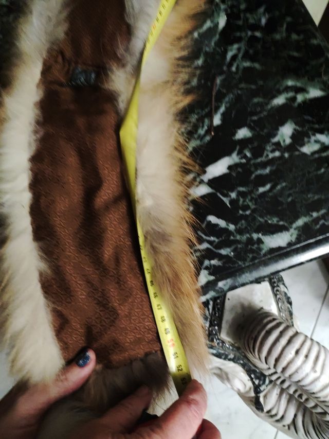 Collo collaretta volpe rossa NUOVA