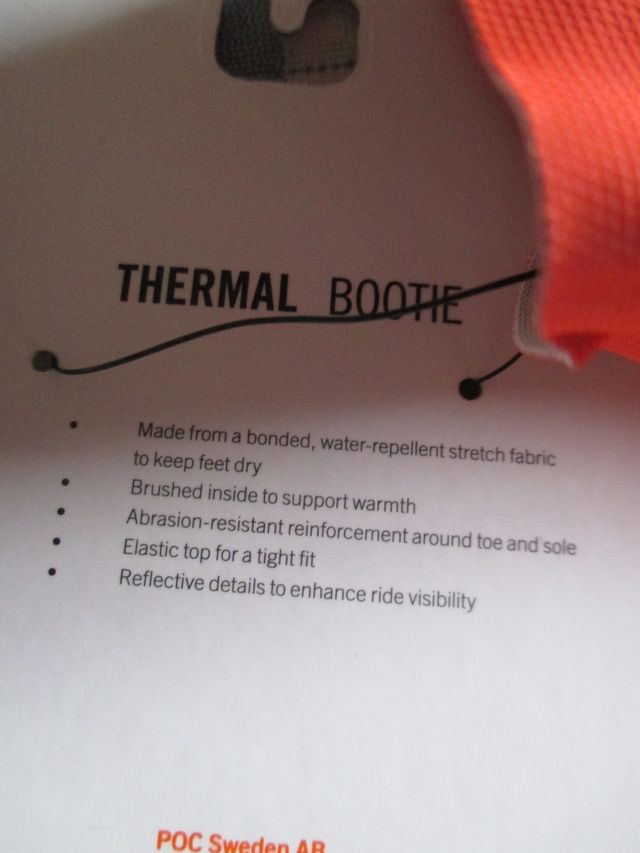 Cubrezapatillas POC Thermal Zink orange Talla M