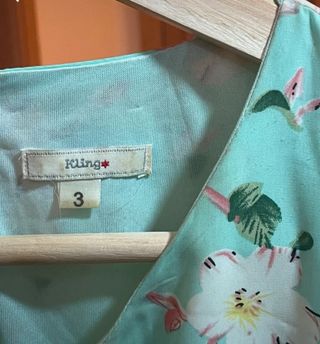 Vestido estampado flores