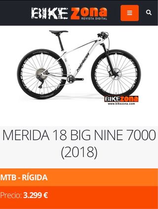 Merida Big Nine 7000 Carbono.M