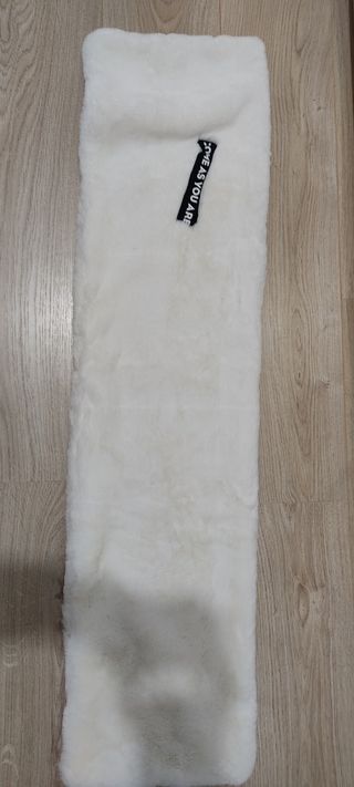 Bufanda SIN ESTRENAR tacto peluche Blanco