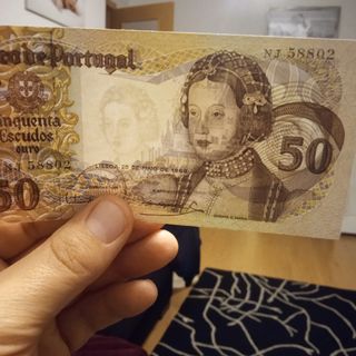 LOTE de 7 billetes PORTUGAL