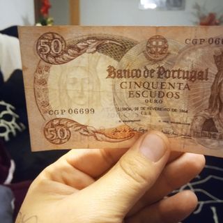 LOTE de 7 billetes PORTUGAL
