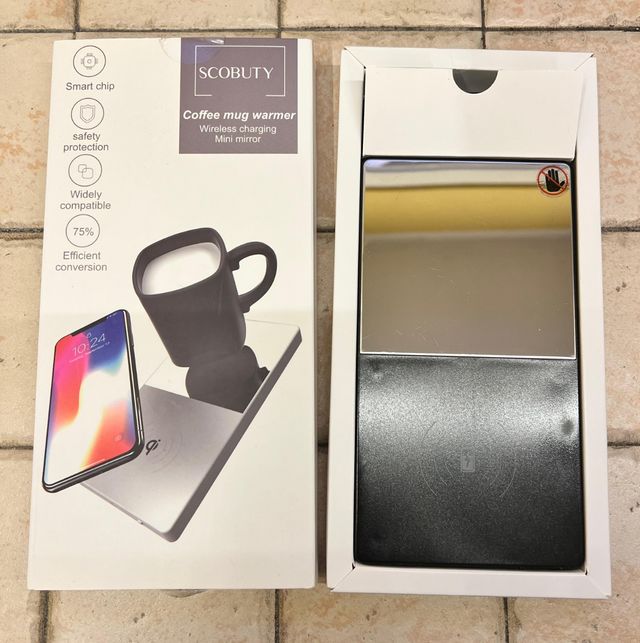 Riscalda tazze + base di ricarica