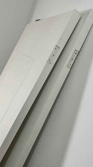 2 puertas madera maciza