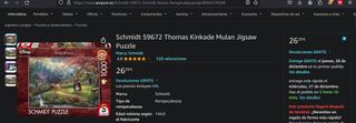 (Precintado) Puzzle Mulán Disney 1000 piezas