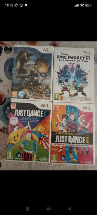 Lote juegos Wii