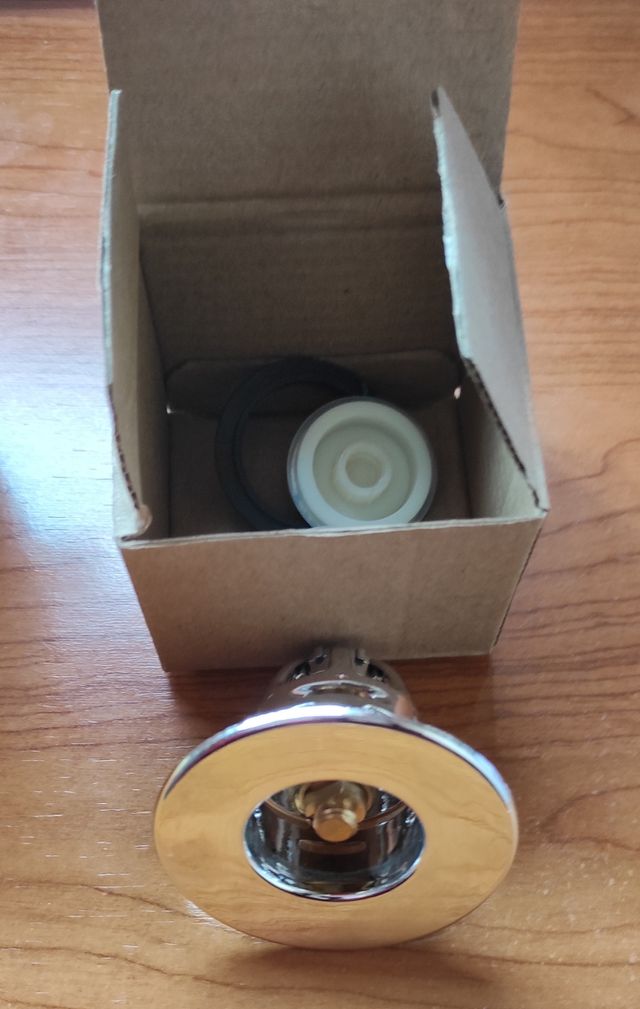 desagüe  tapón automático lavabo fregadero