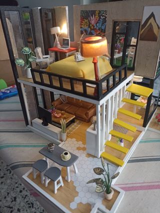 Maqueta casa urbana.