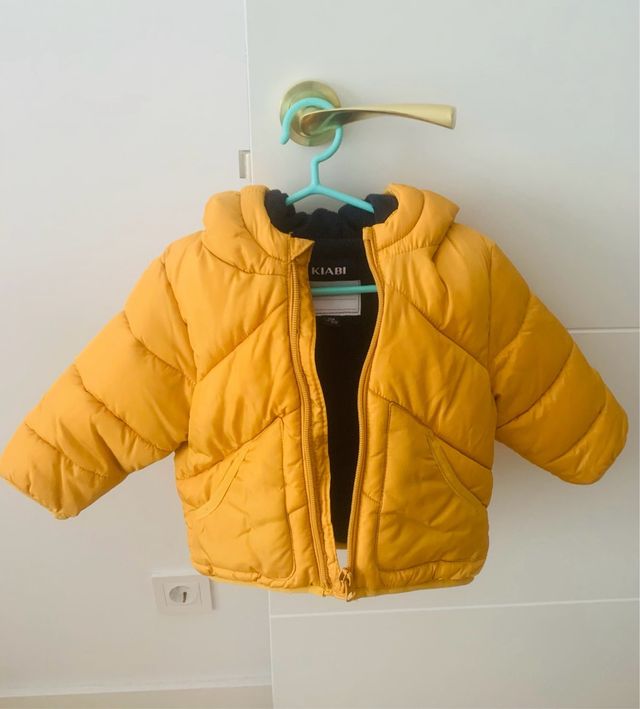 Anorak Amarillo Kiabi, Talla 12 meses, NUEVA!