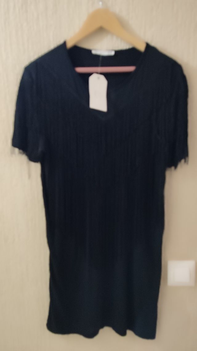 Vestido flecos Lefties