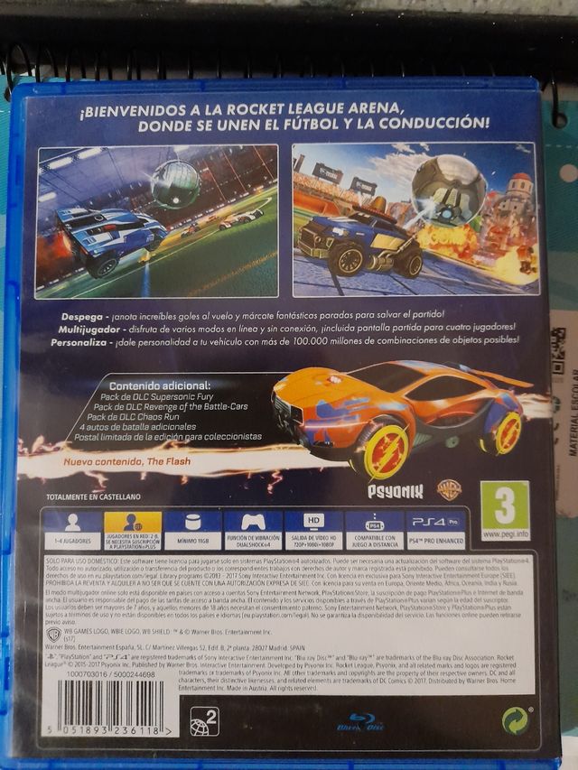 Juego PS4 Rocket League