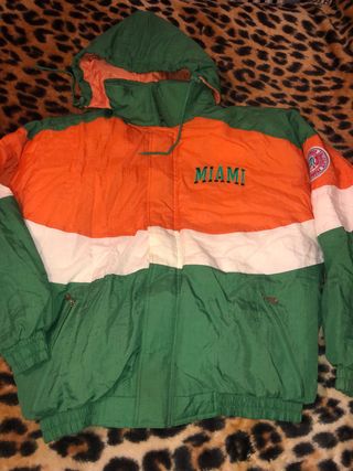 Abrigo Chaqueta bomber Hurricanes NFL