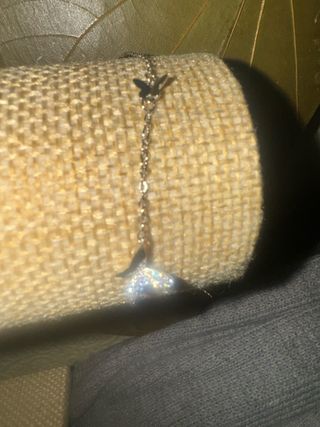 pulsera mariposas de plata y circonitas