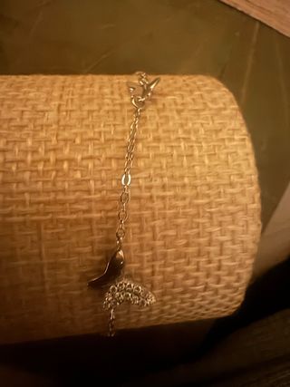 pulsera mariposas de plata y circonitas