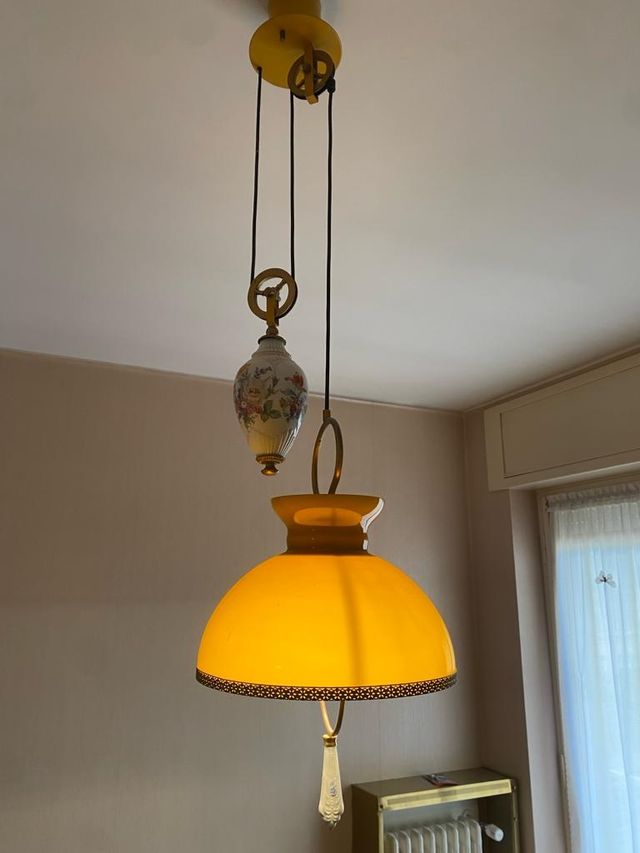 Lampadario sali e scendi del 1950