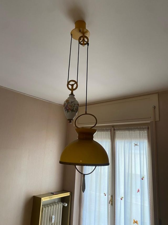 Lampadario sali e scendi del 1950