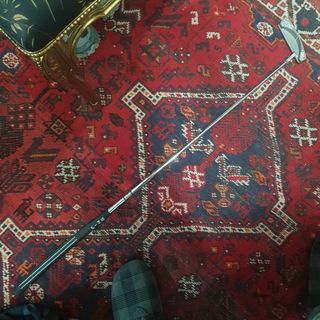 juego de golf. palos y bolsa