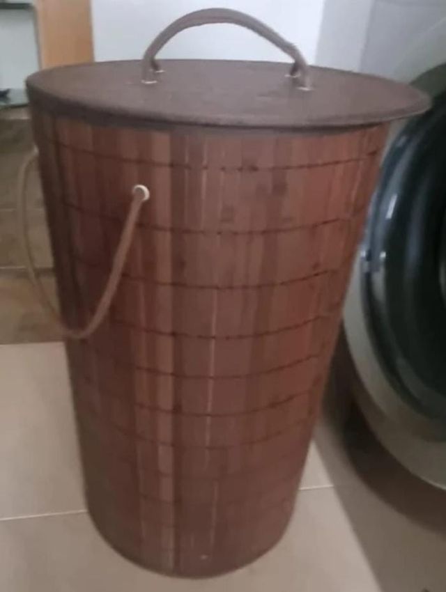 Cubo alto almacenaje, ropa, lavandería, colada etc