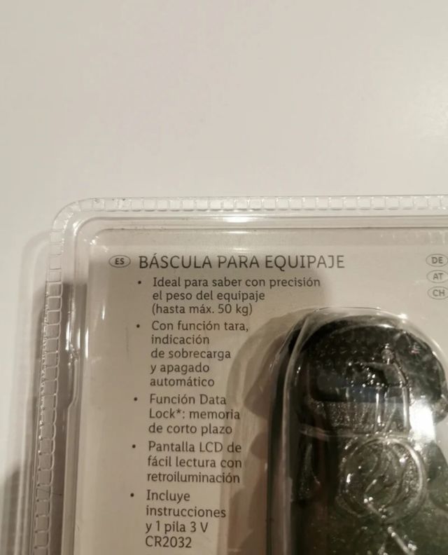 Báscula para equipajes