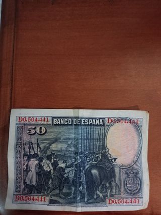 Billetes antiguos de colección