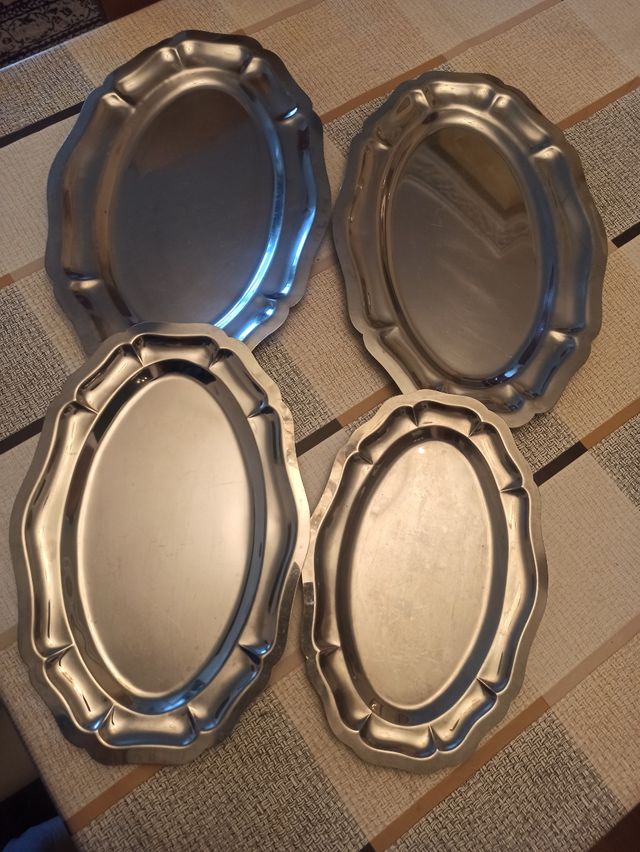 Set de bandejas inoxidables