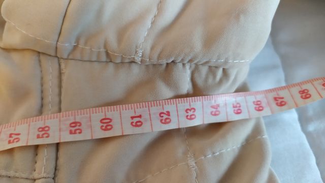 Cazadora acolchada fina beige mujer 56