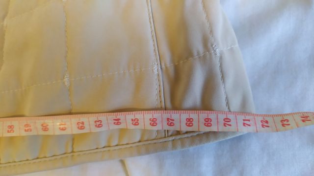Cazadora acolchada fina beige mujer 56