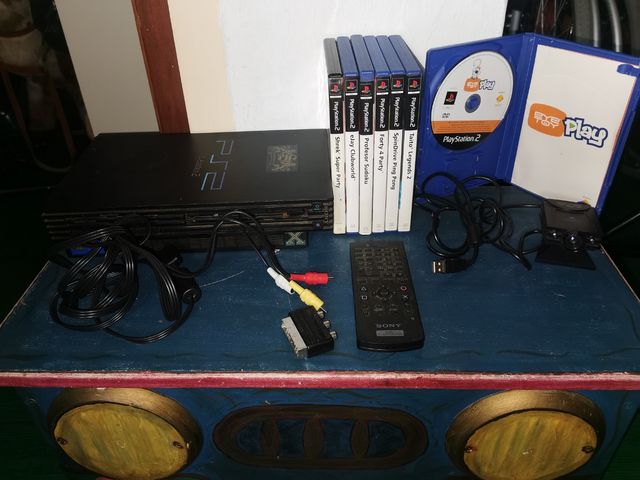 PS2 con juegos pero sin mandos