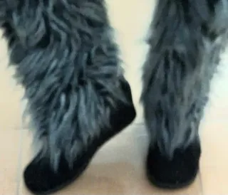 Botas piel gamusa negra Swiet Sewenteen 37 taco 5