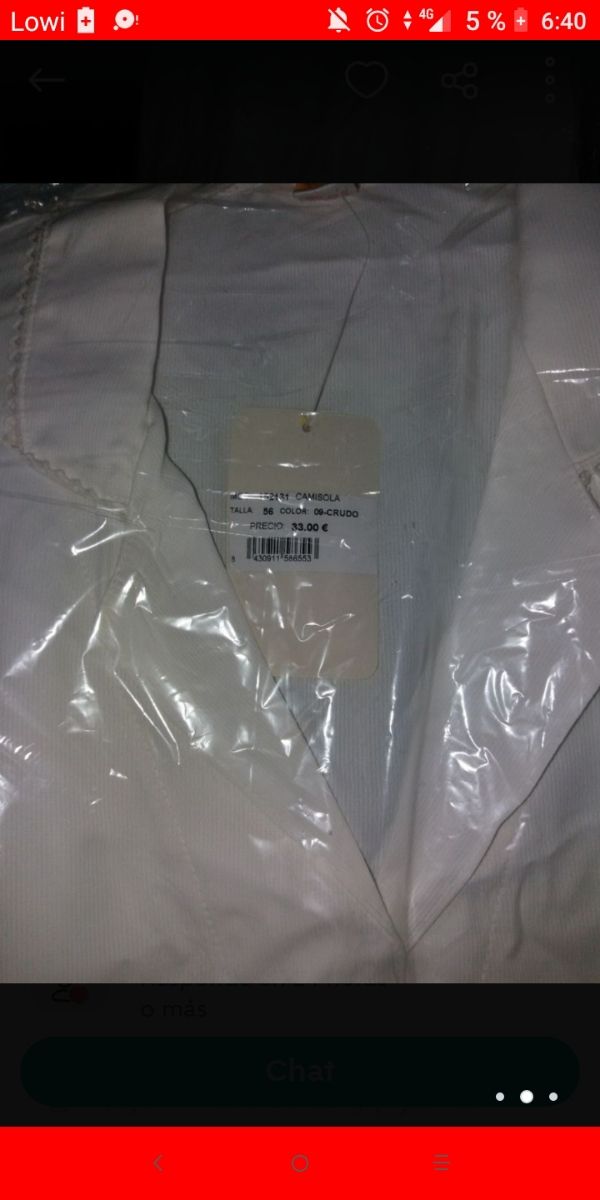 Camisola bata mujer ESTRENAR