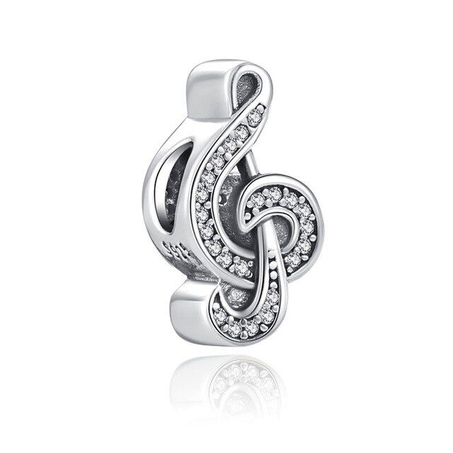 Charm Clave de sol plata de ley s925