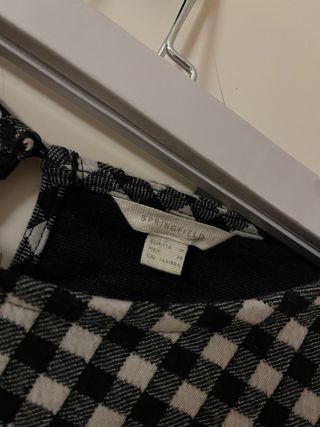 Vestido cuadros fiesta