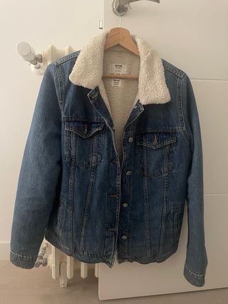 cazadora vaquera con borreguito