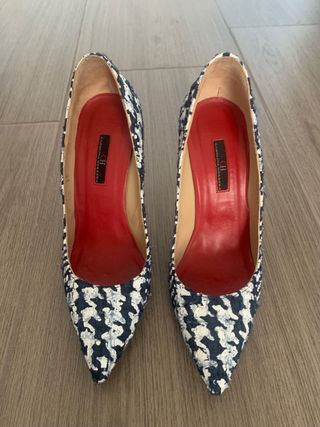 zapatos de salon carolina herrera 39 10 cm tacon