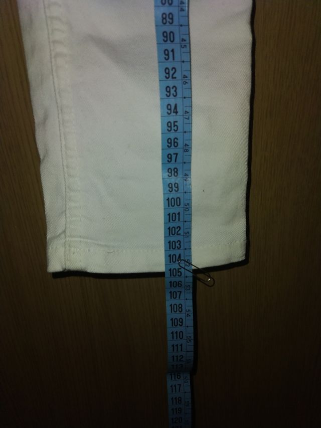 Pantalón vaquero blanco