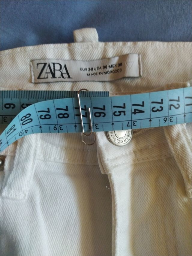 Pantalón vaquero blanco