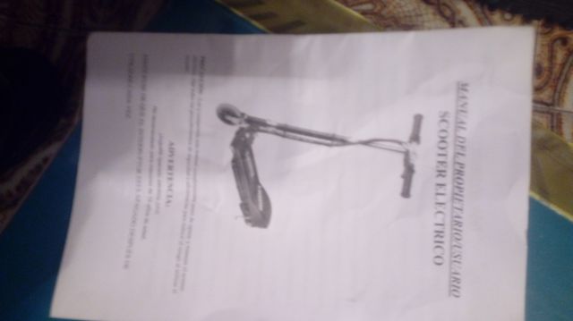 patinete electrico sin estrenar en caja E-SCOOTER