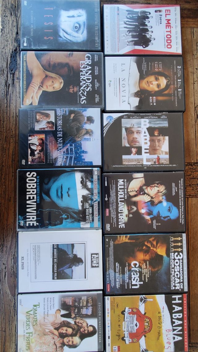 Surtido 35 películas DVD. Precio por unidad