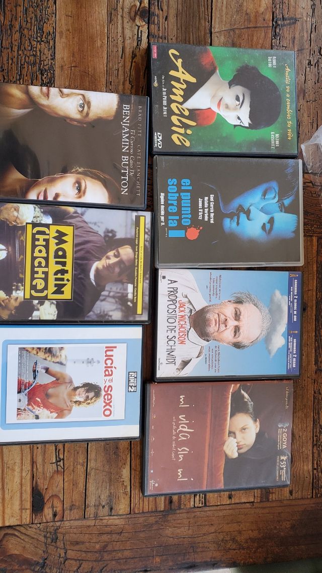 Surtido 35 películas DVD. Precio por unidad
