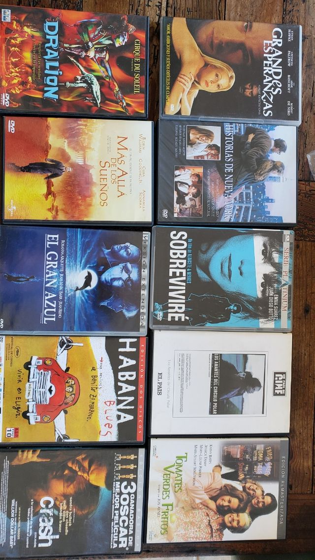 Surtido 35 películas DVD. Precio por unidad