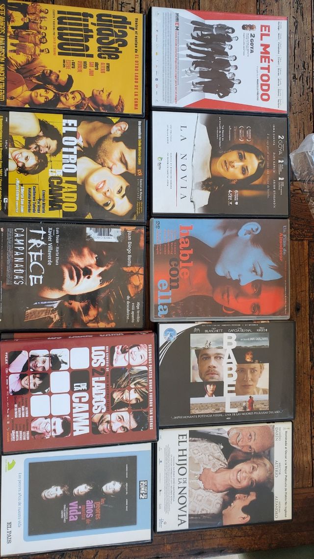 Surtido 35 películas DVD. Precio por unidad