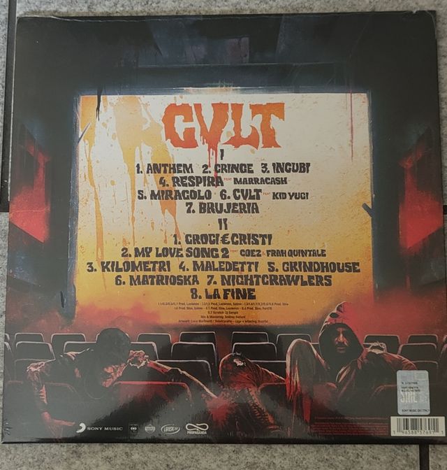 Noyz + Salmo - CVLT (signed, clear vinyl
