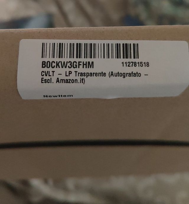 Noyz + Salmo - CVLT (signed, clear vinyl