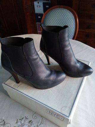 Botines Fosco de piey n 37, tacón 10 cm