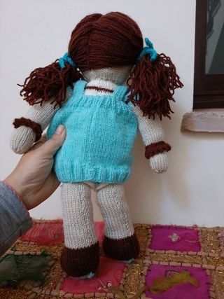Muñeca de punto hechas a mano