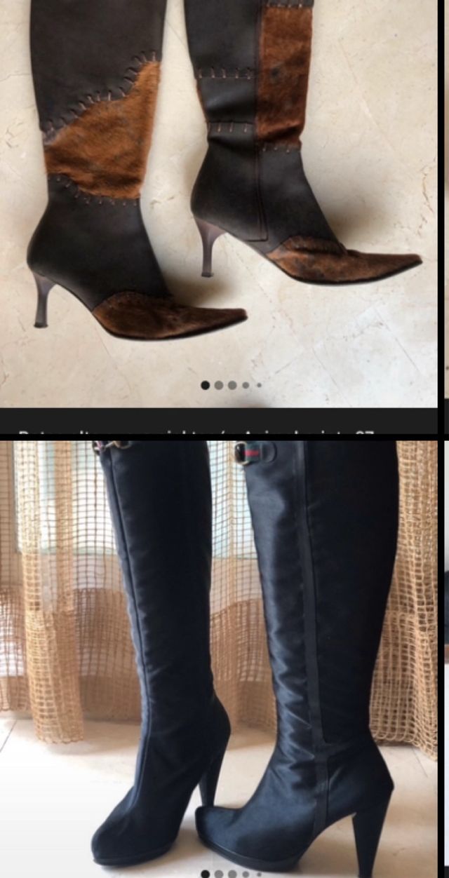 16 pares de zapatos usados varios